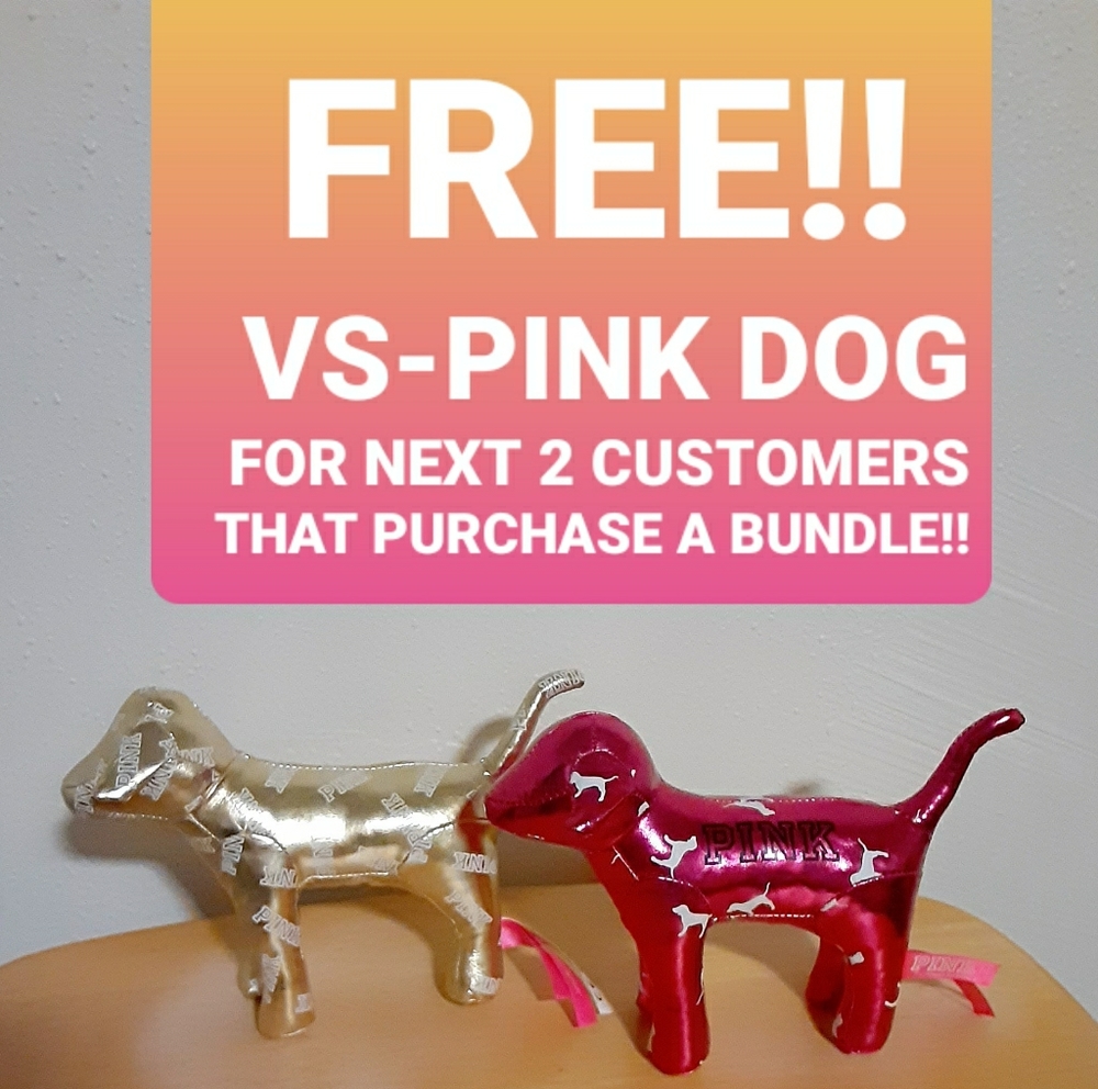 Vs pink collectable dog